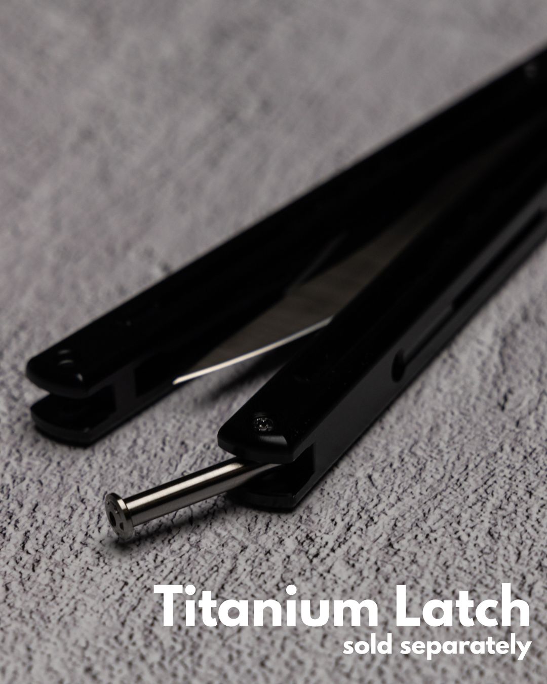 mutalisk titanium latch close up mark sold separately