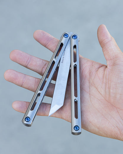 AMKW Tsunami Tanto Half Opened On Hand 