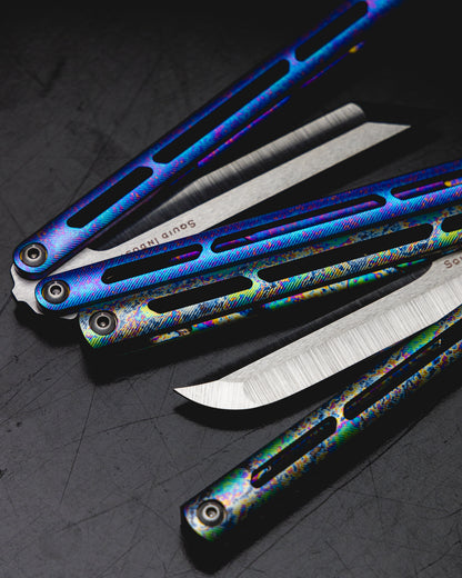 Anodized AMKW Tsunami Blue and Pearl 