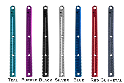 build your own krake raken balisong handle color options teal, purple, black , silver, blue, red , gunmetal