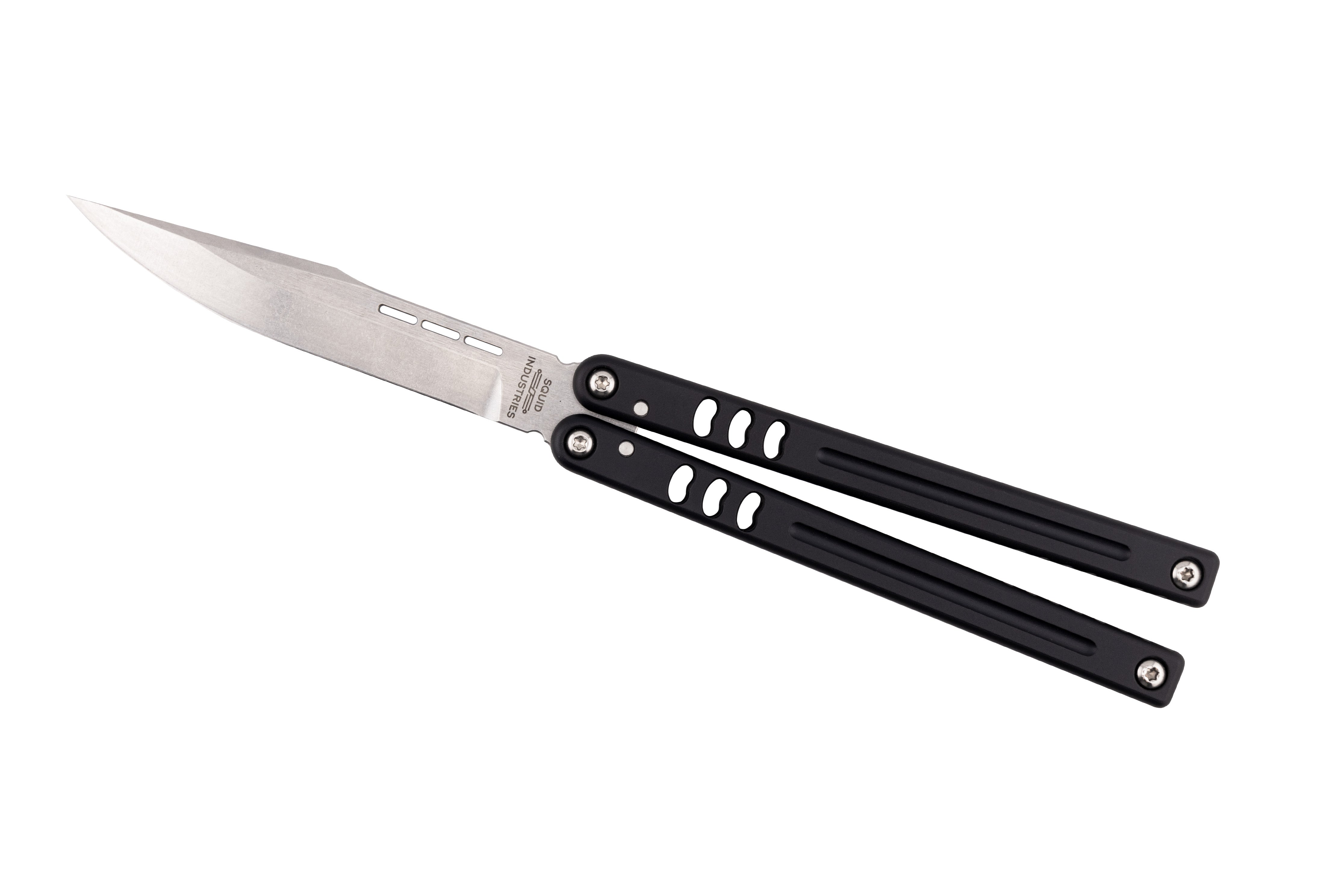 SQUID INDUSTRIES MAKO バタフライナイフ ブラック Mako Harpoon – Squid Industries Knives