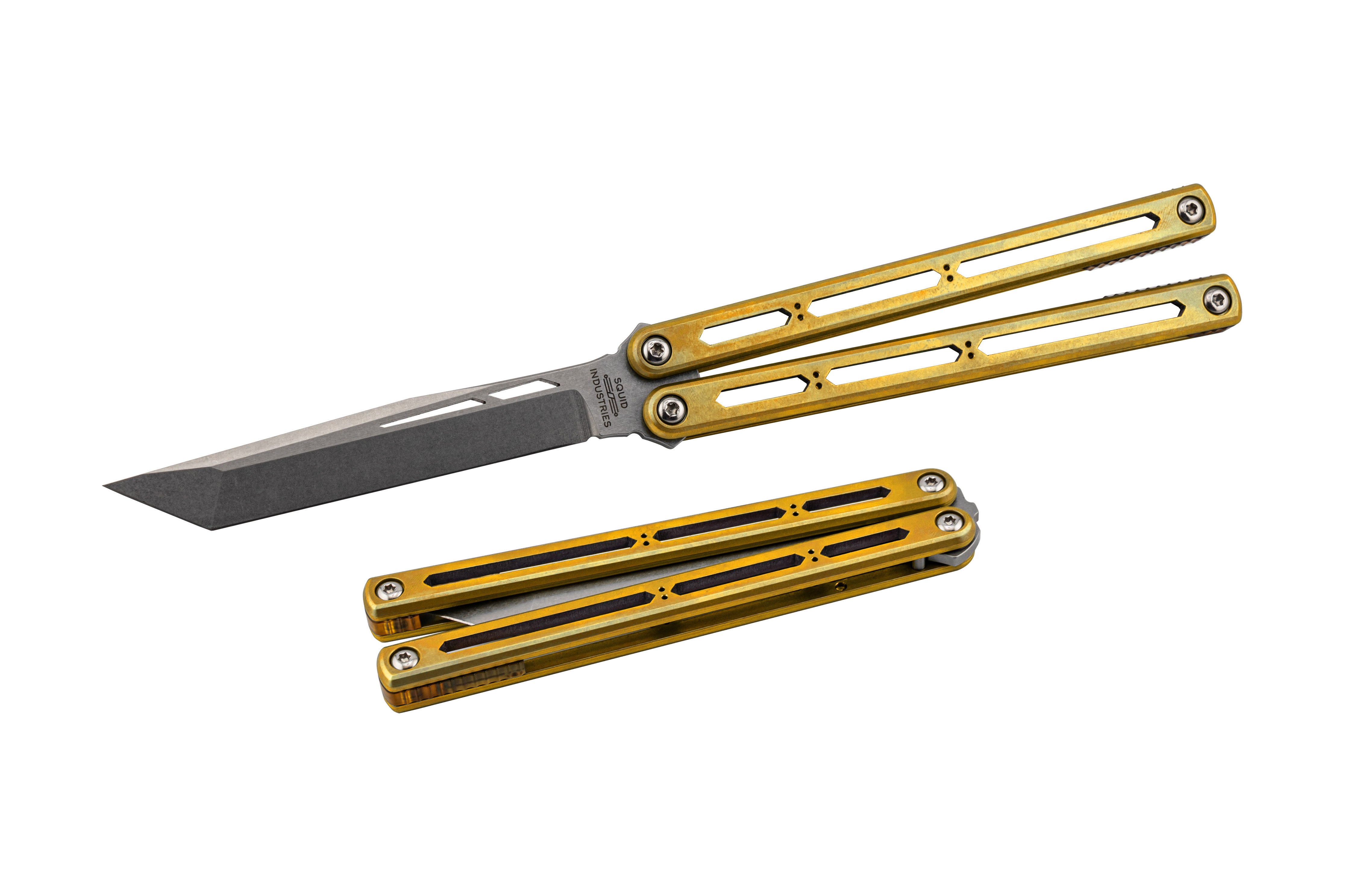 Anodized Hydro | USA Made Balisong (Butterfly Knife) – Squid