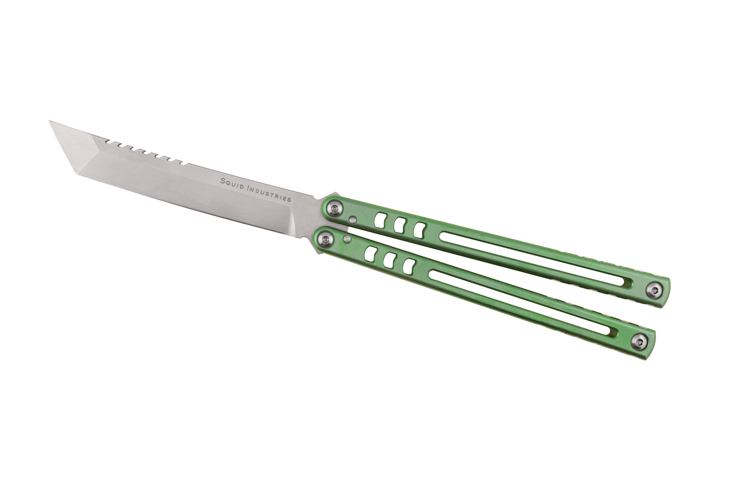 Green Madko Tanto Open Position White Background