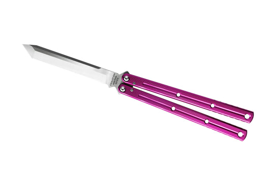 hot pink krake raken tanto open position white background