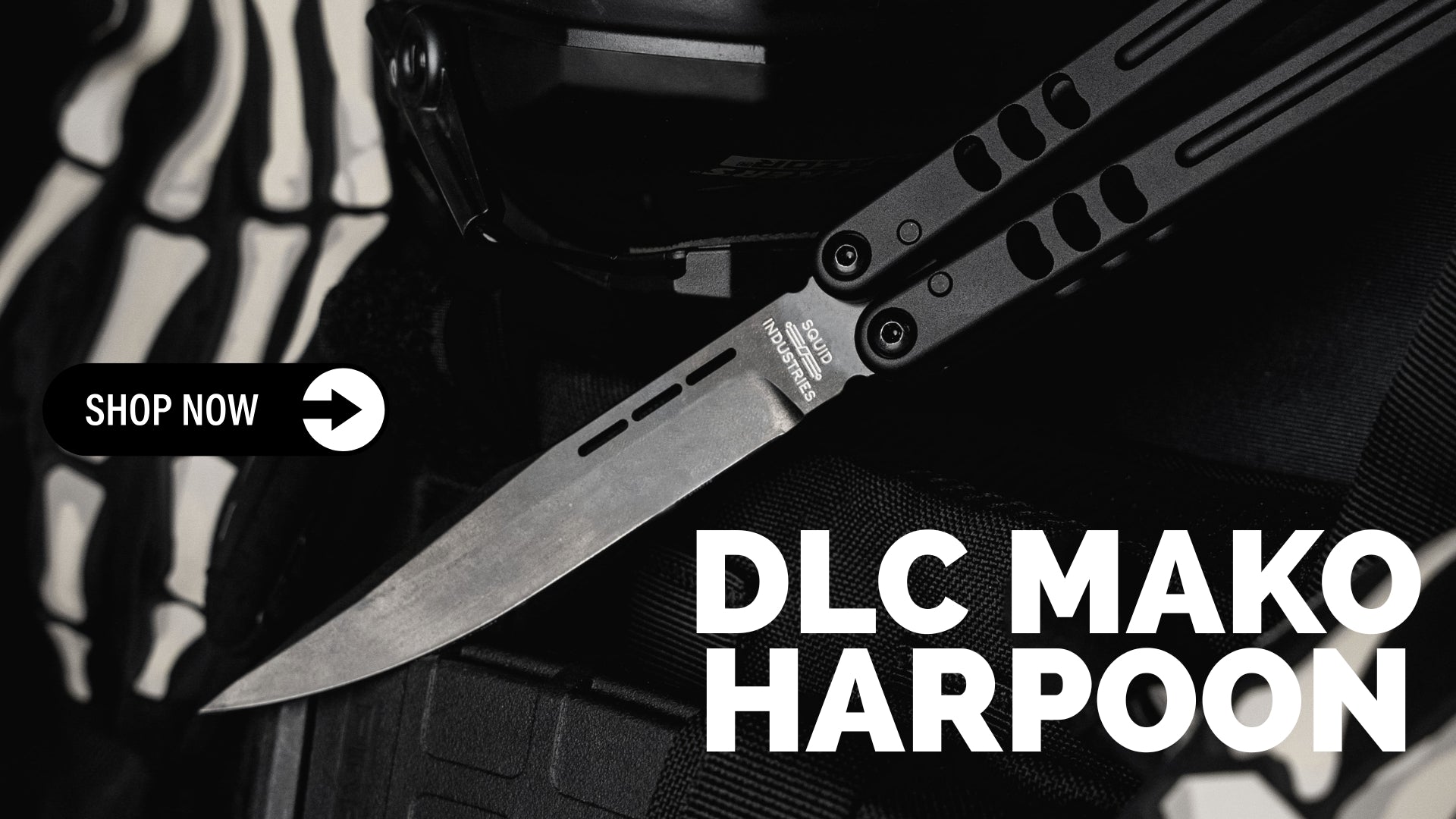 美品　SQUID INDUSTRIES バタフライナイフ 黒 All Trainers – Squid Industries