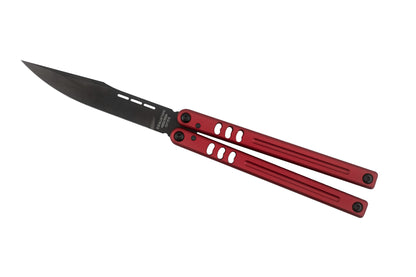 Inked Red Mako Harpoon In Open Position White Back Ground