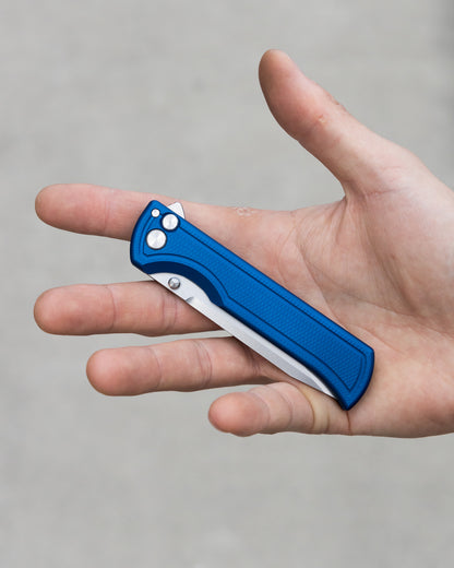 Matte Blue Surf Close Position On Hand
