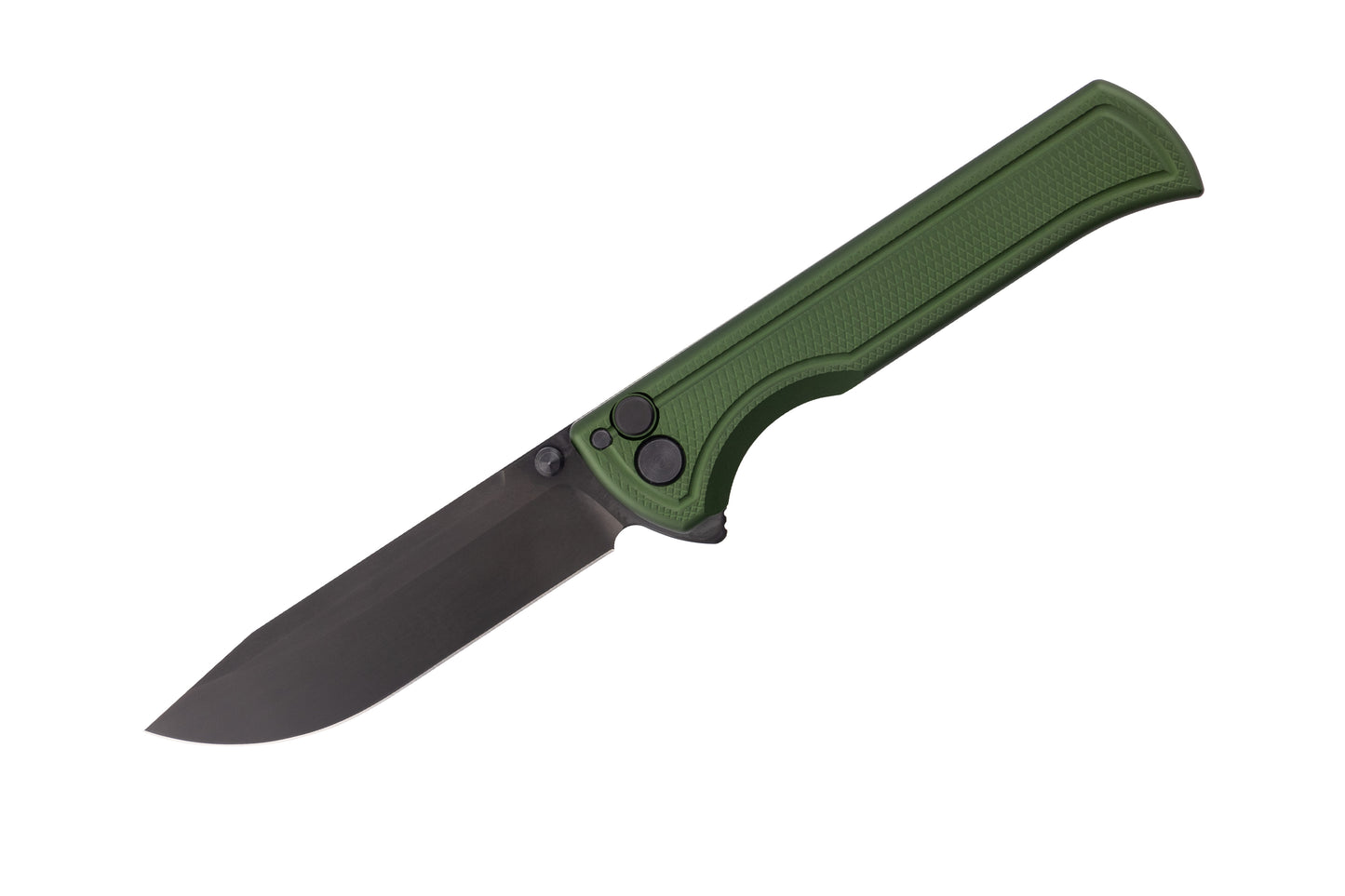 Matte OD Green Inked Surf Open Position White Background