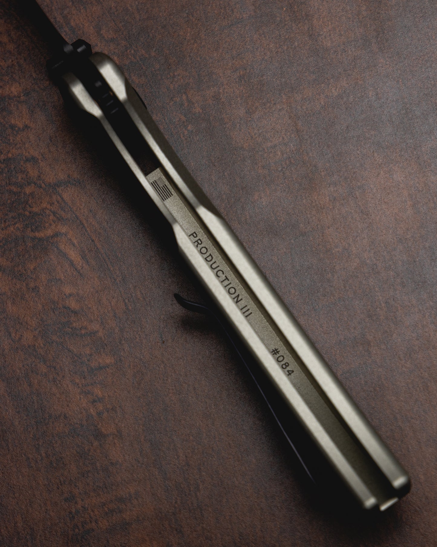 Matte Silver Inked Surf Laser Engraving Close Up