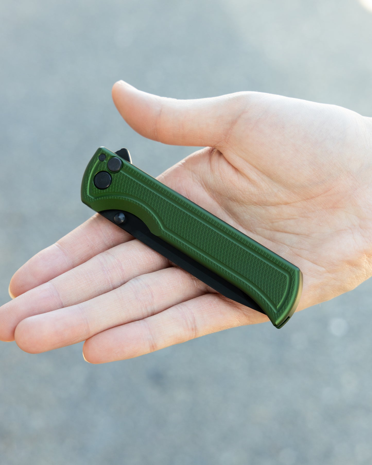OD Green Inked Surf Closed On Hand