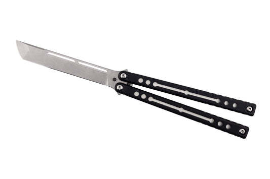 Silver Naut Tanto Opened White Background