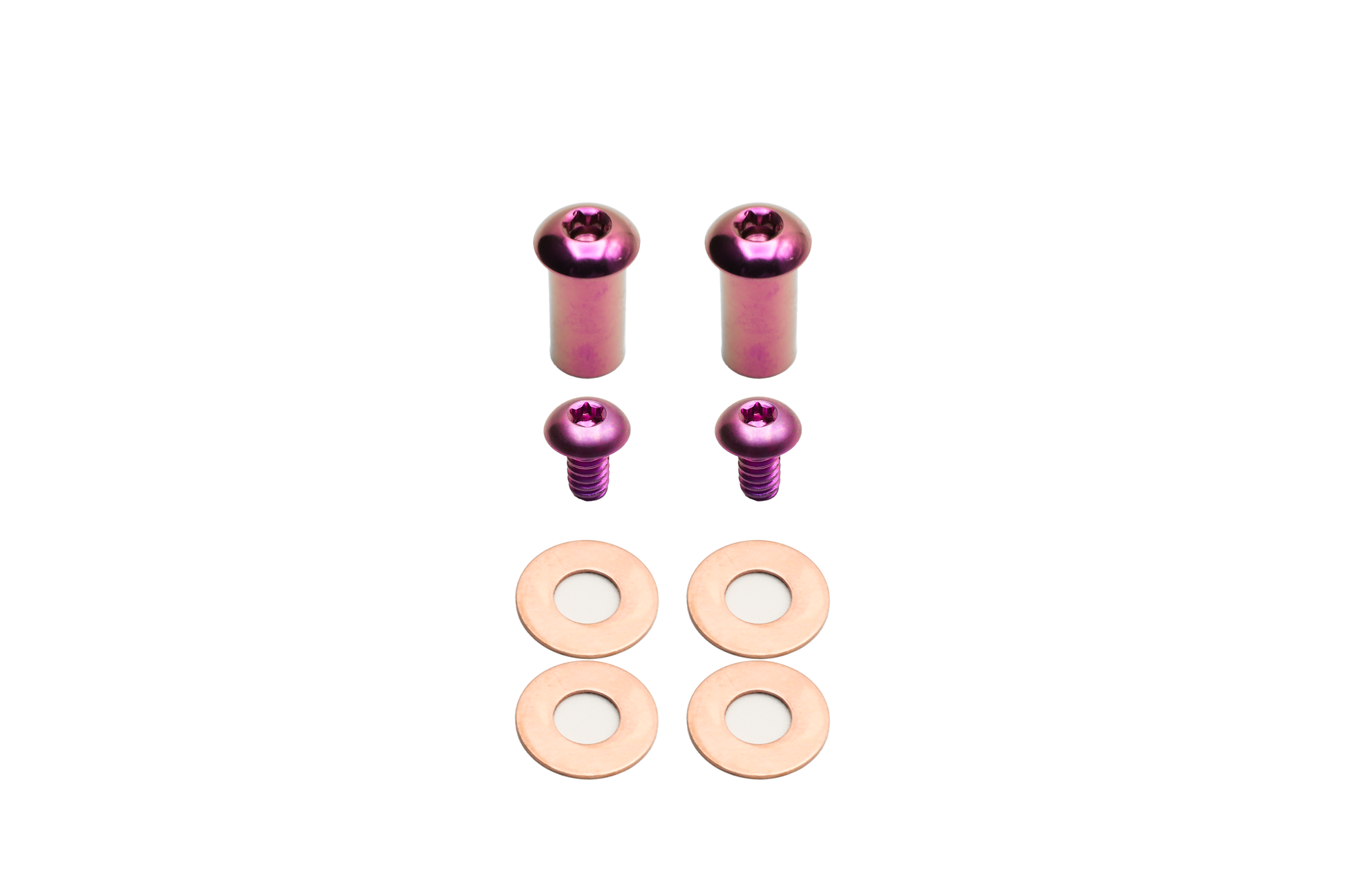 Ti-magenta Small Washer Hardware Kit