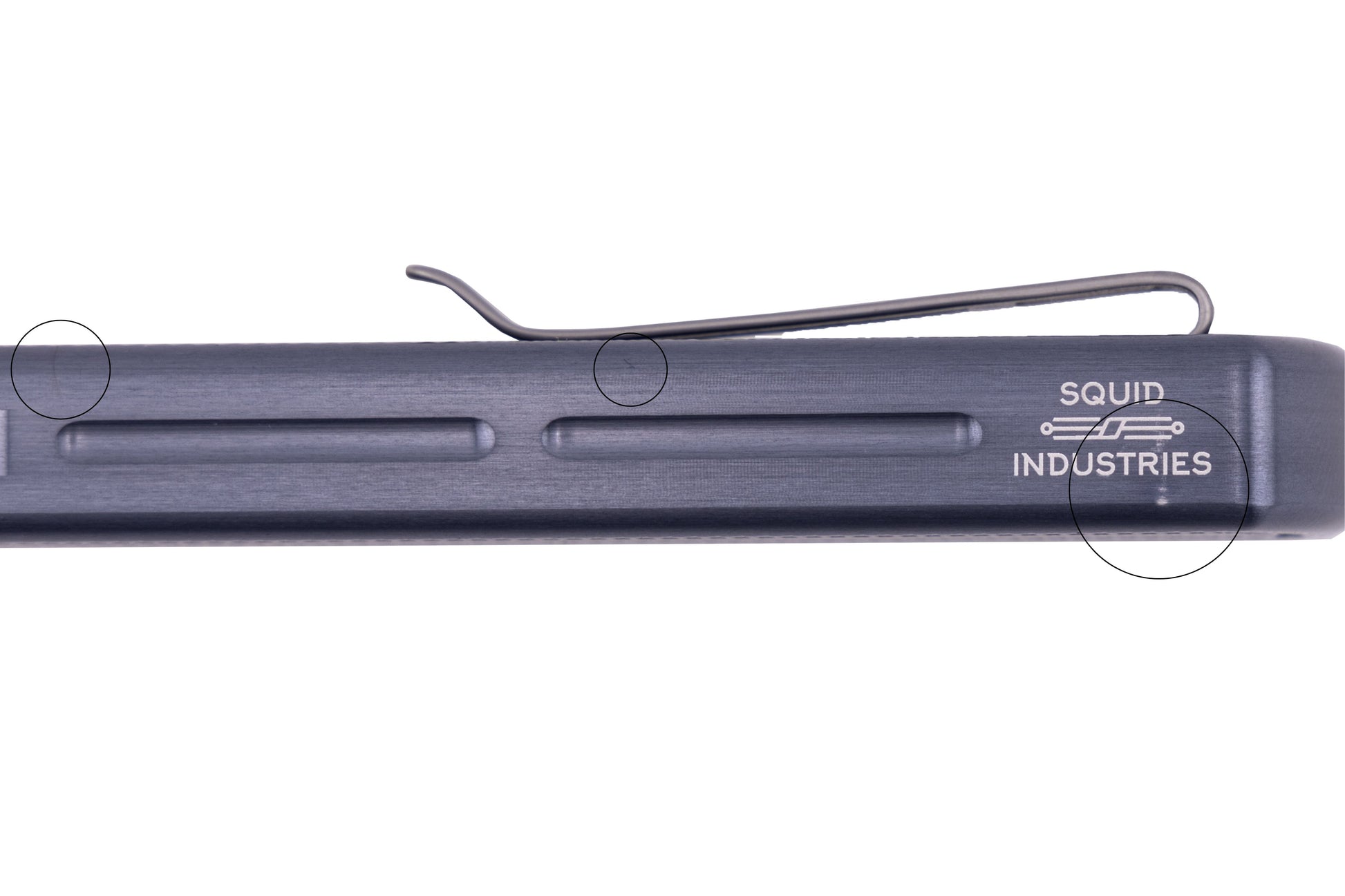 imperfections on surf side and logo